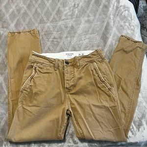 Men’s Abercrombie and Fitch Tan Chinos 29x30
